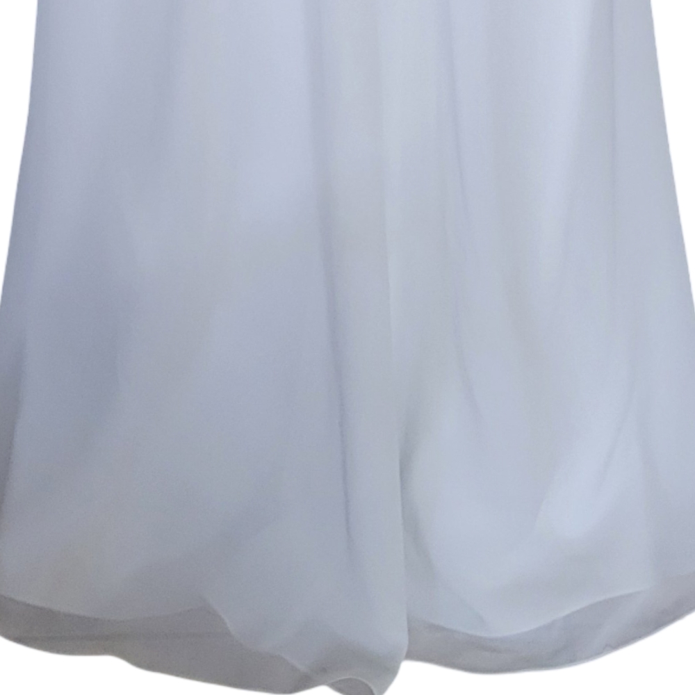 David's Bridal White Strapless Gown - Picture 8 of 17
